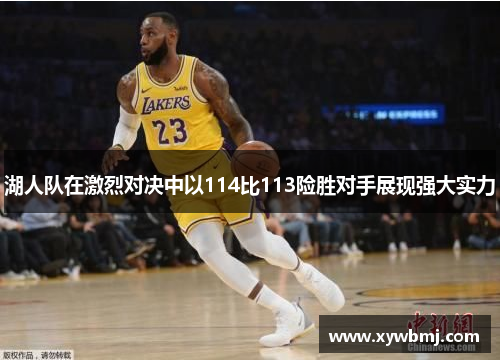 湖人队在激烈对决中以114比113险胜对手展现强大实力